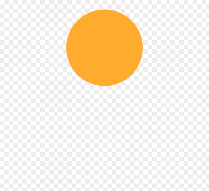 Saffron Yellow Circle Font PNG