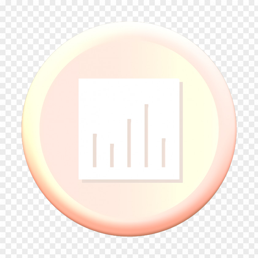 Beige Logo Chart Icon Graph Growth PNG