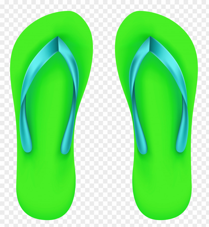 Green Beach Flip Flops Clipart Image File Formats Lossless Compression PNG