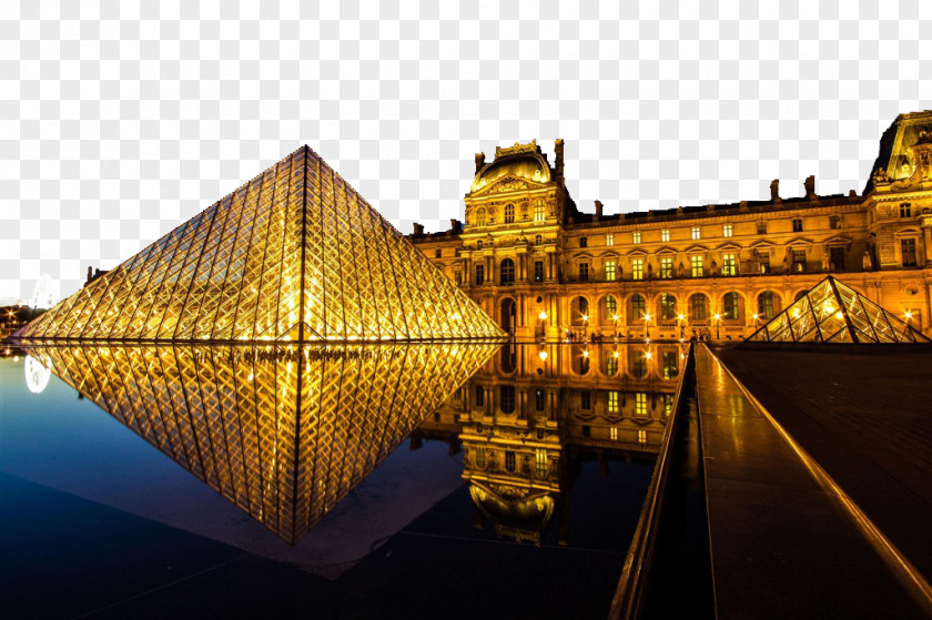 The Beauty Of Louvre In Paris, France Musxe9e Du Pyramid Eiffel Tower Mona Lisa Museum PNG
