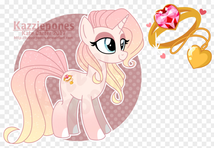 Valentine's Day Theme Pony Horse Ear Clip Art PNG