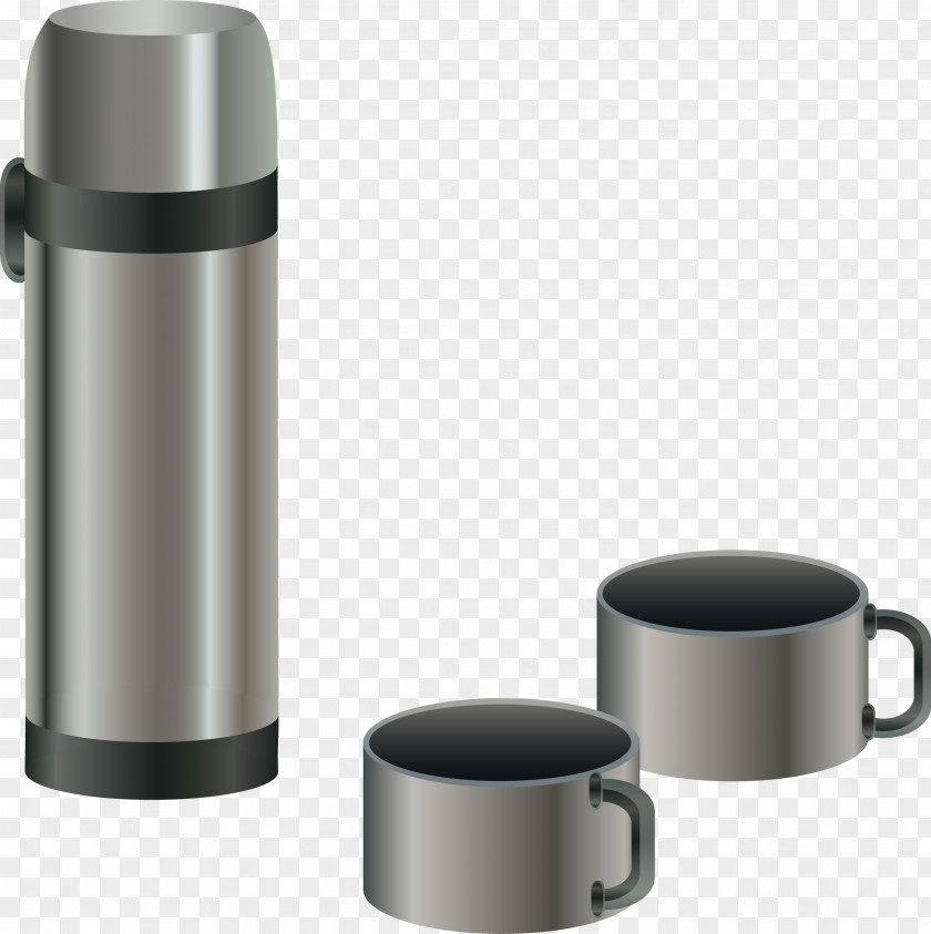 Vector Mug Vacuum Flask Euclidean PNG