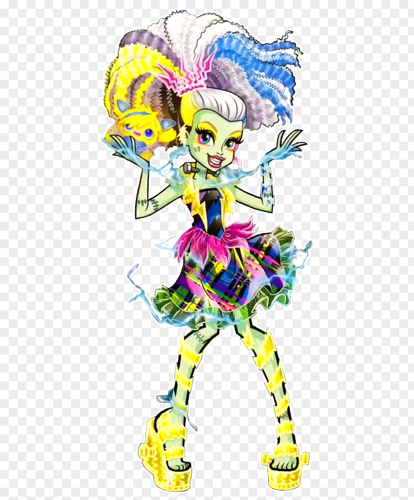 Doll Frankie Stein Monster High Lagoona Blue Silvi PNG