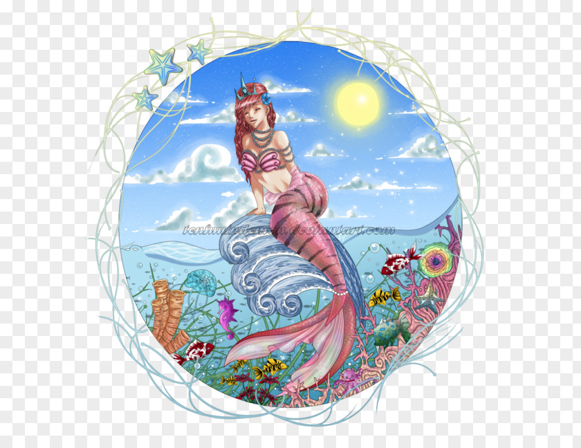 Mermaid Illustration Organism PNG