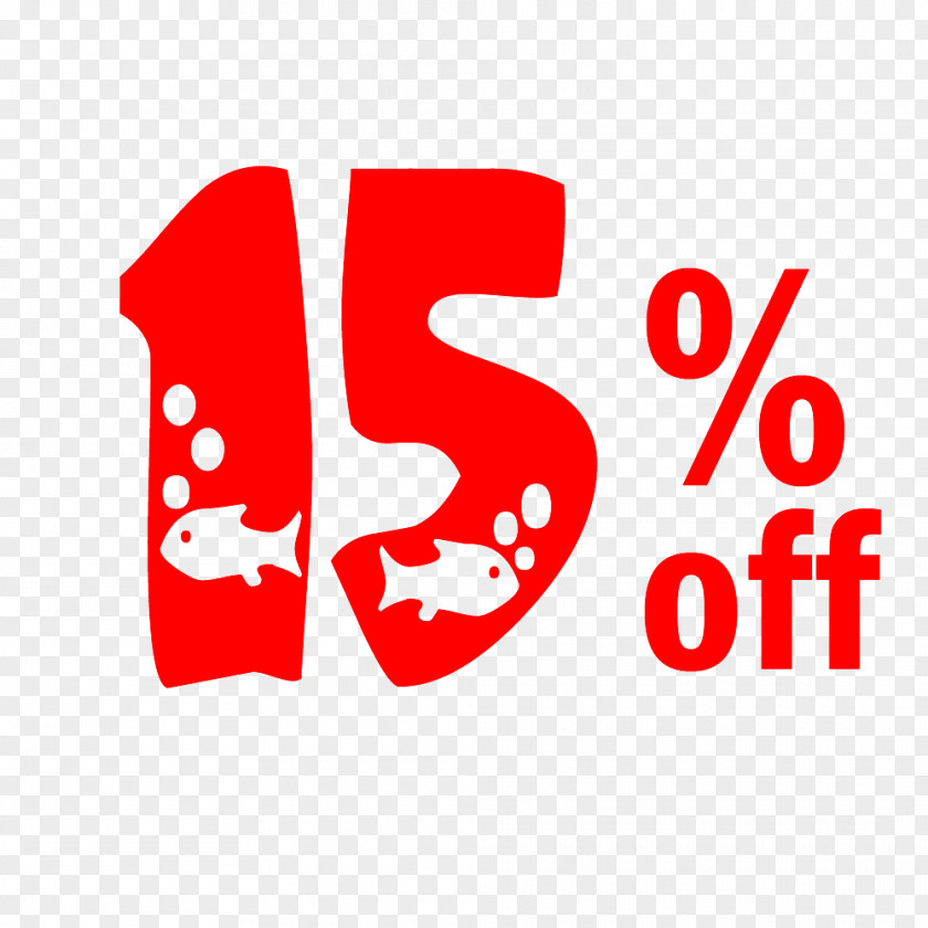 New Year Sale 15% Off Discount Tag. PNG