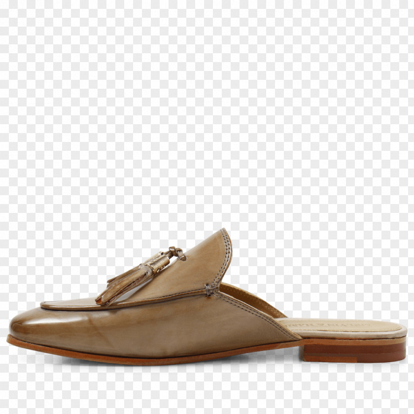 Orange Powder Slipper Mule Sandal Shoe Brown PNG