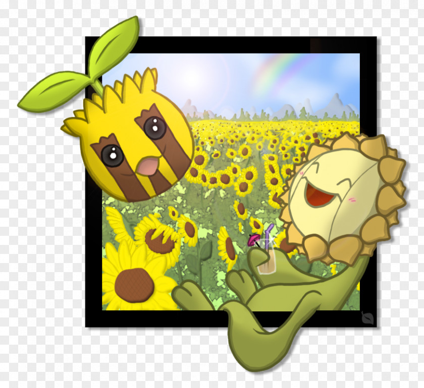 Sun Bath Pokémon And Moon Sunflora Sunkern Common Sunflower PNG