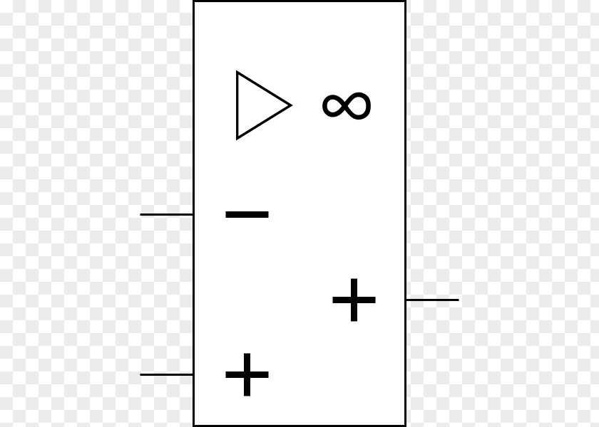 Symbol Operational Amplifier Electronic Circuit Diagram Electronics PNG
