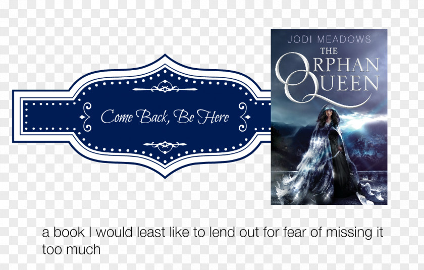 Book The Orphan Queen Logo Hardcover Font PNG