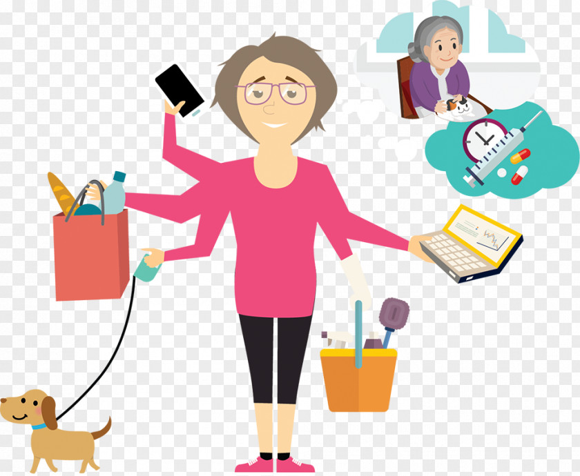 Caregivers Clip Art Caregiver Burden Illustration PNG