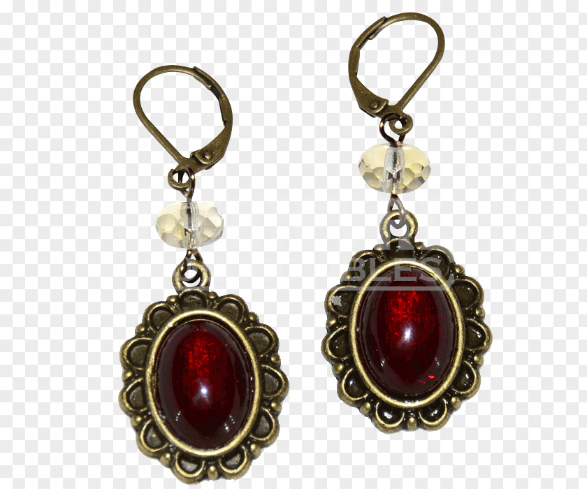 Cobochon Jewelry Earring Victorian Era Jewellery Medieval PNG