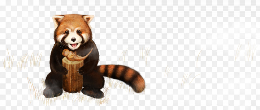 Panda Holding Wood Red Madeira Giant Fire Salamander Bear PNG