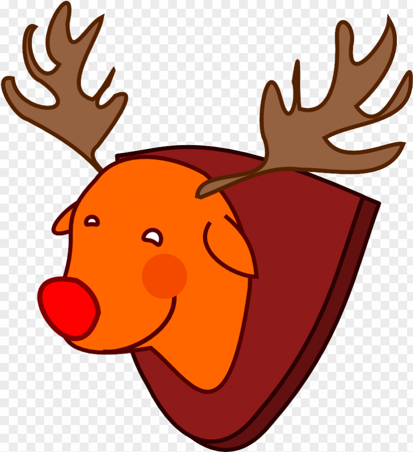 Antler Deer Reindeer PNG