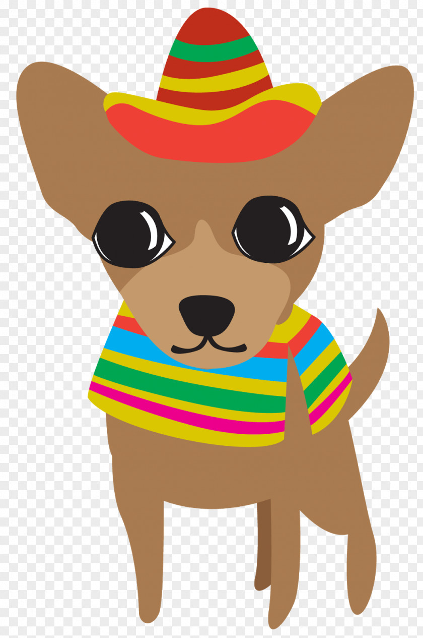 Chihuahua Puppy Cinco De Mayo Clip Art PNG