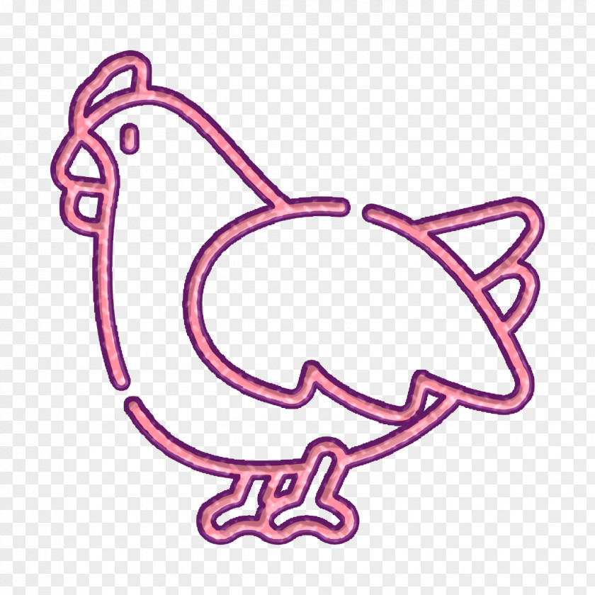 Farm Icon Chicken PNG