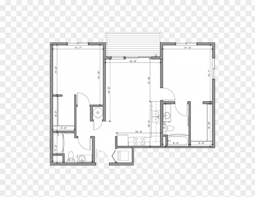 House Floor Plan Architecture PNG