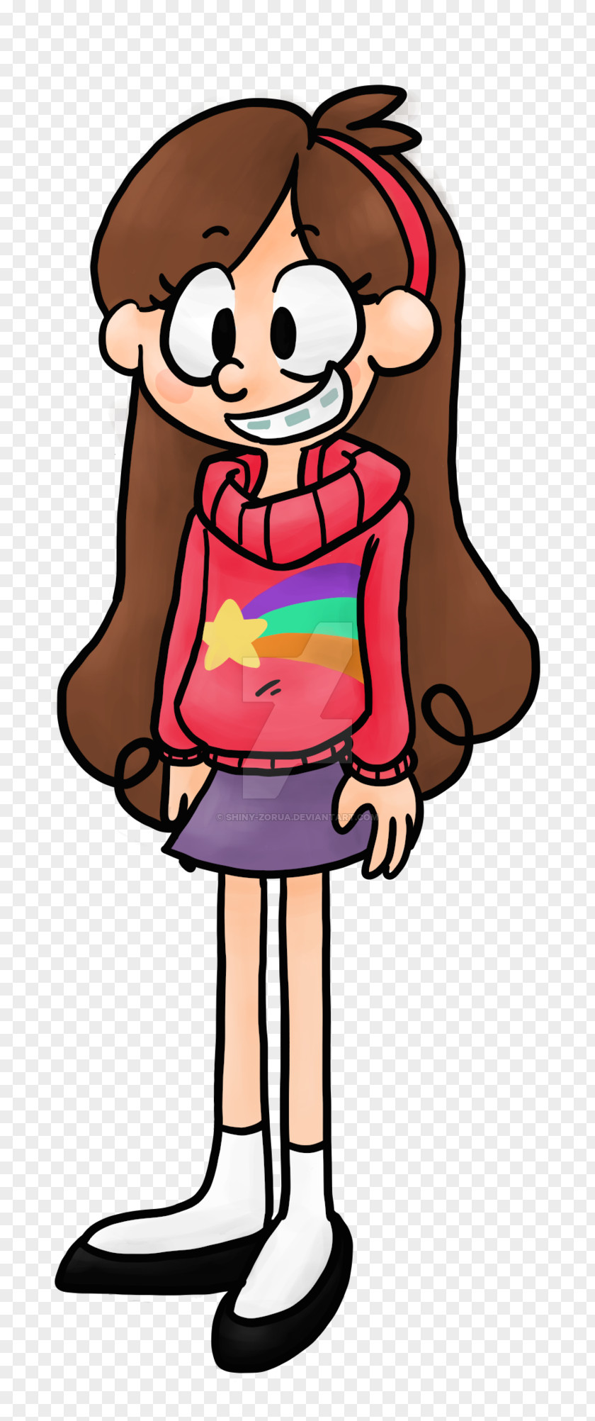 Mabel Pines Character Fan Art Clip PNG