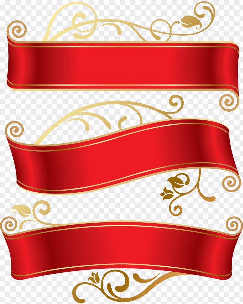 Ribbon Banner Art PNG