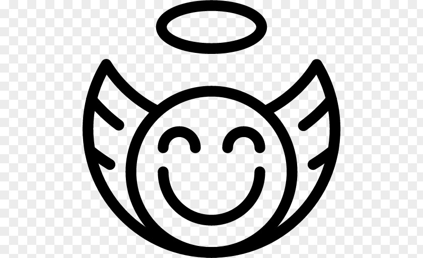 Smiley Emoticon Angel Icon Design PNG