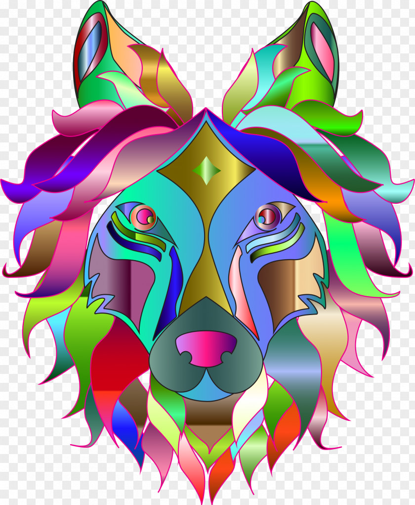 Tribal Dog Clip Art PNG