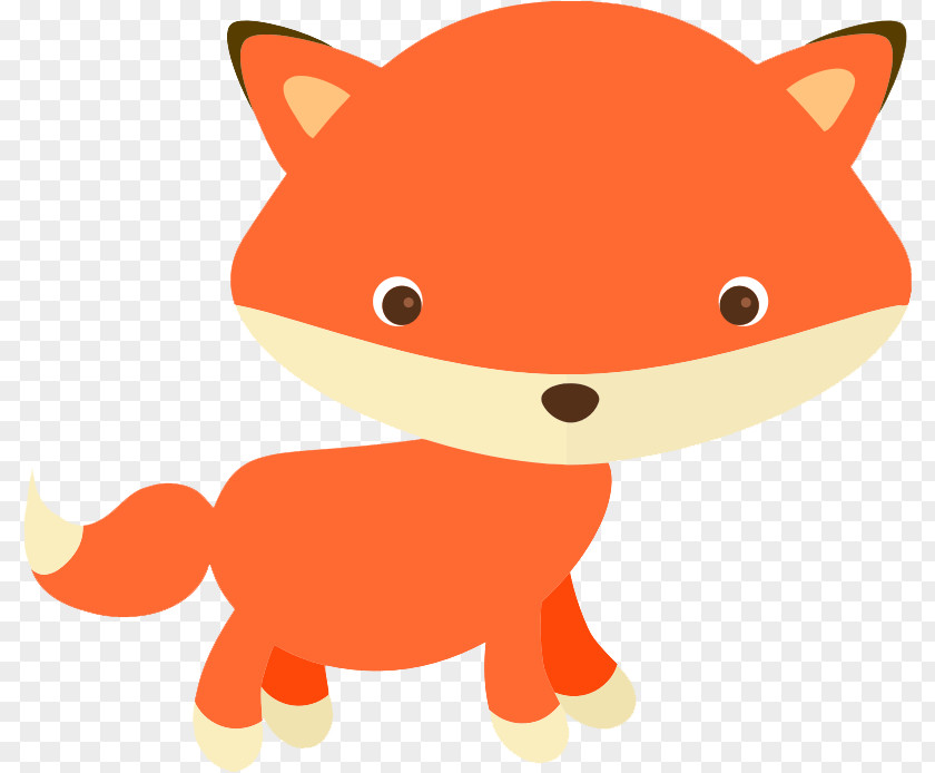 Cute Fox Cliparts Arctic Cartoon Clip Art PNG