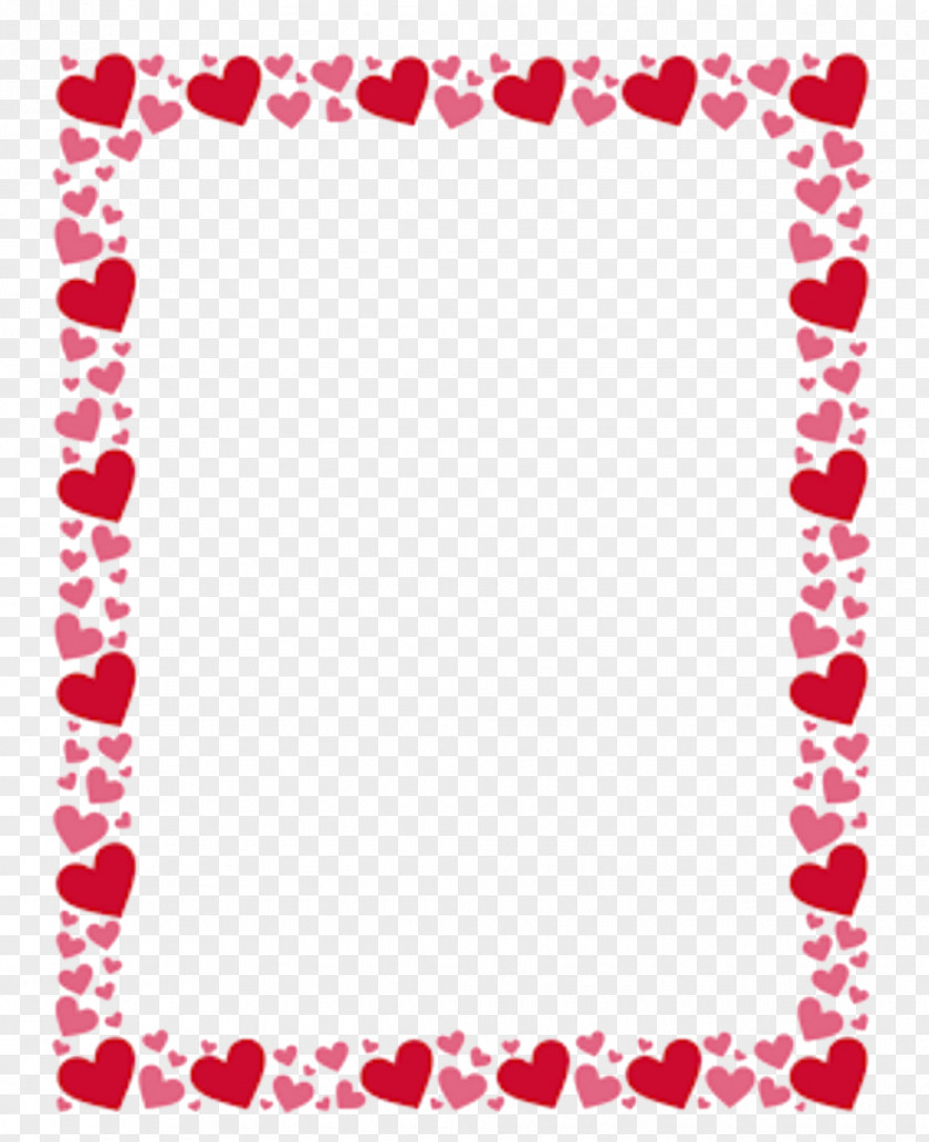 Heart Borders And Frames Clip Art Right Border Of Image PNG