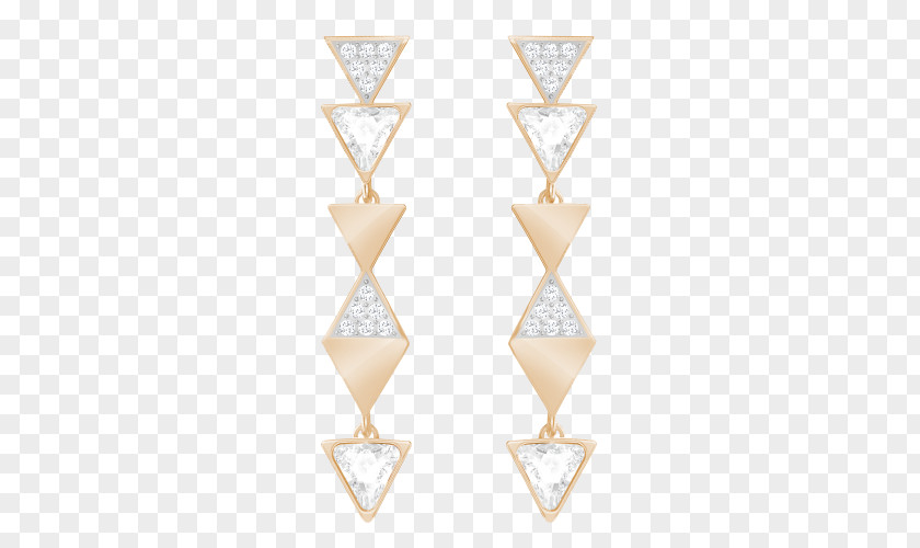 Jewellery Earring Swarovski Gold Plating PNG