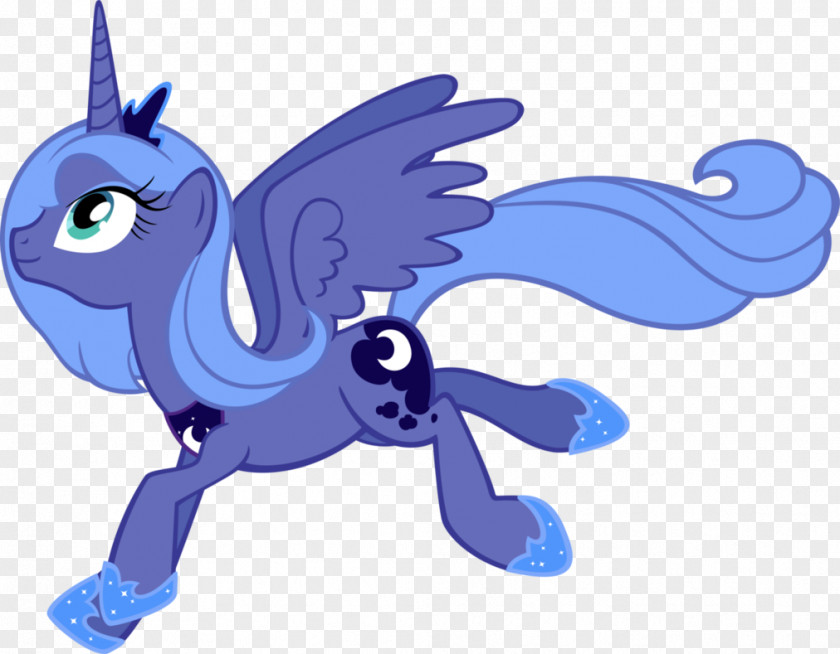 Blue Pony Princess Luna Art Sweetie Belle Moon PNG