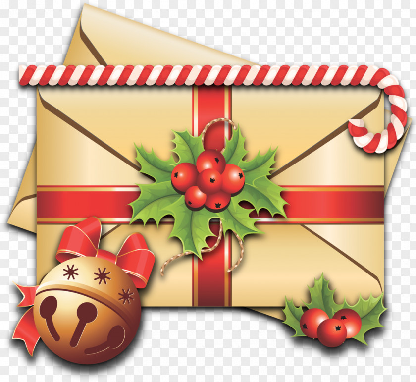 Envelope Christmas Ornament Wedding Invitation Santa Claus PNG