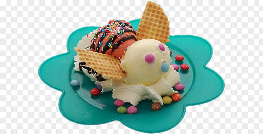Ice Cream Sundae Neapolitan Cones PNG