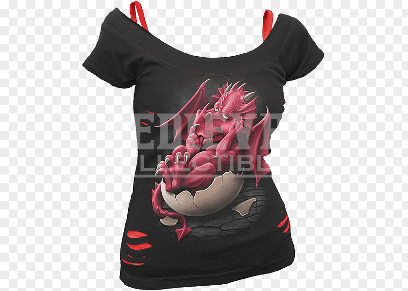 T-shirt Top Gothic Fashion Clothing Sleeve PNG