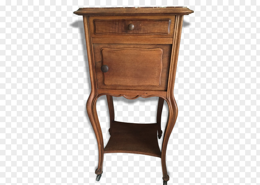 Table Bedside Tables Chiffonier Drawer Wood Stain PNG