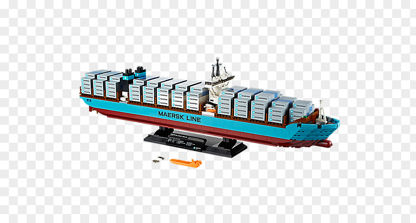 Toy LEGO 10241 Creator Maersk Line Triple-E Triple E-class Container Ship Lego Trains PNG