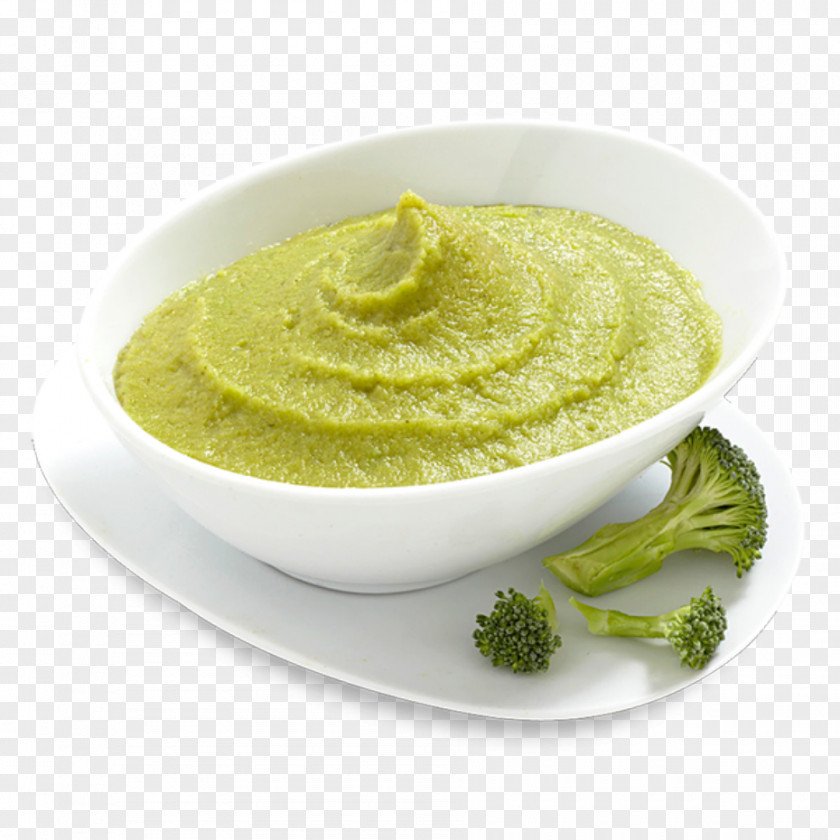 Broccoli Hummus Salsa Verde Purée Vegetable PNG