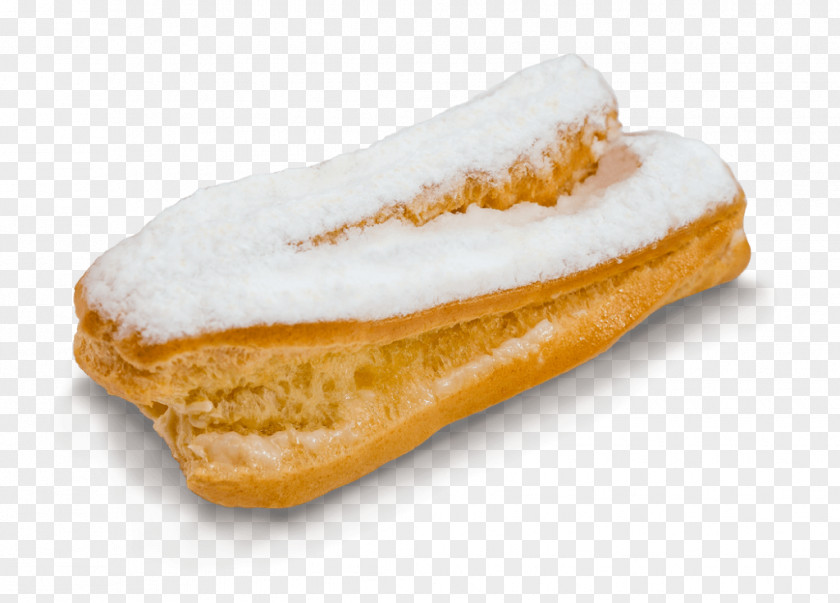 Cake Éclair Food Choux Pastry Powdered Sugar PNG