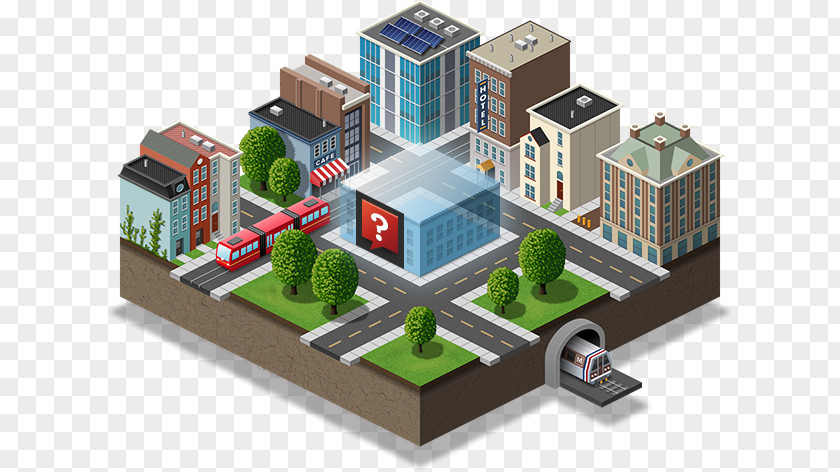 City Illustrator Isometric Projection Isometry Autodesk 3ds Max 3D Computer Graphics PNG