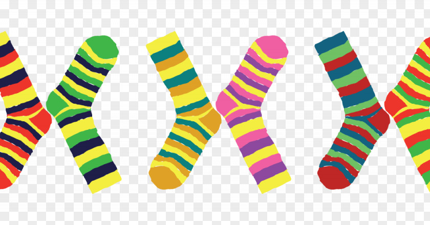 Down Syndrome Day World 21 March Sock PNG