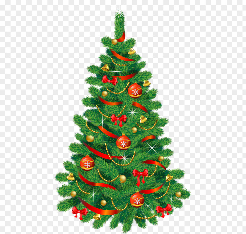 Green Christmas Tree Clip Art PNG