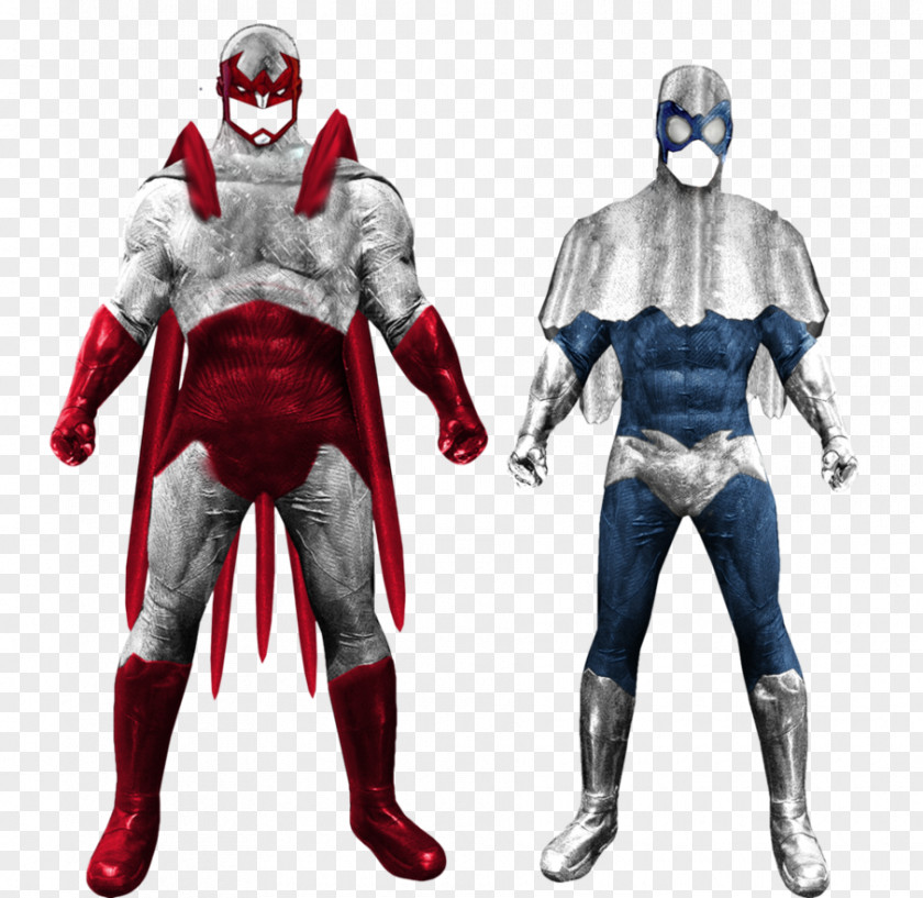 Hawk The Flash And Dove Hank Hall Art PNG