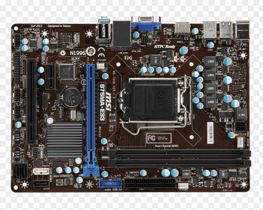 LGA 1155 Motherboard MicroATX Intel Core I5 CPU Socket PNG