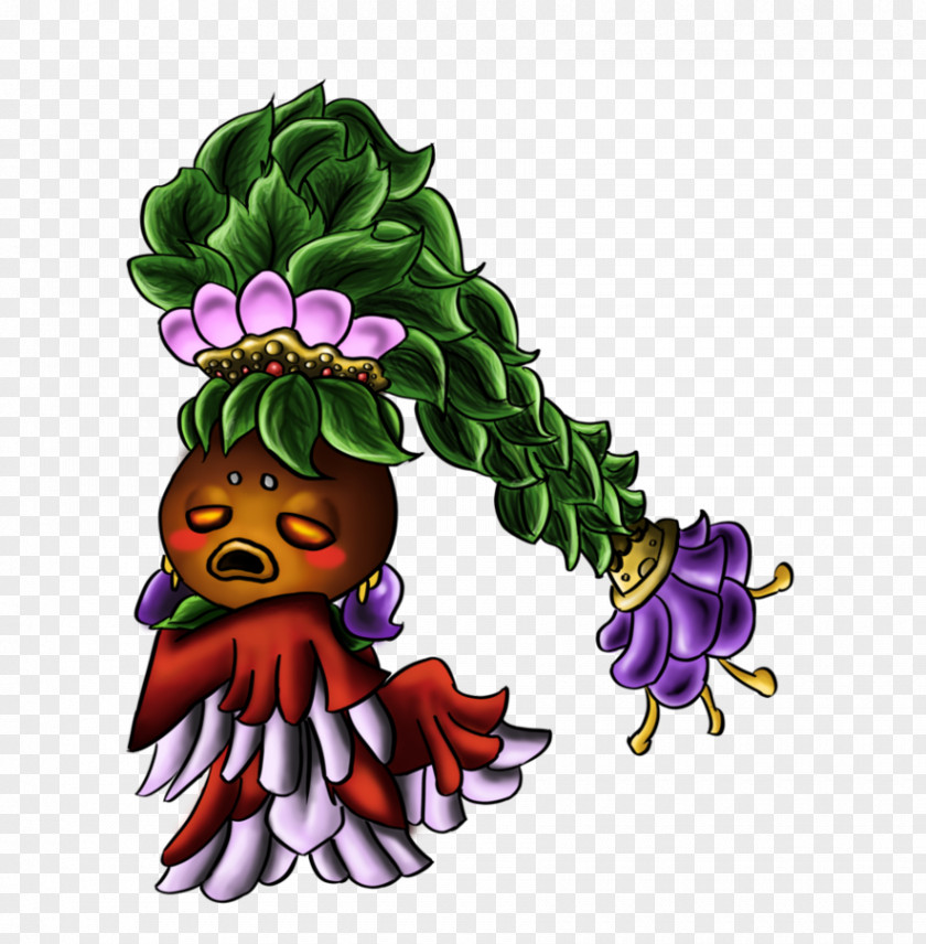 Majoras Mask Fruit Flowering Plant Purple Cartoon PNG