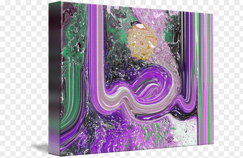 Allah Name Lavender Violet Lilac Purple Modern Art PNG