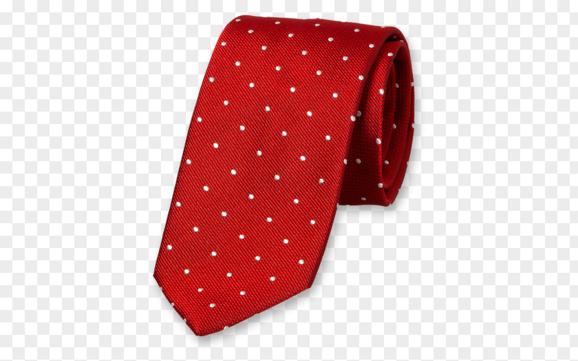 Paisly Necktie Polka Dot Red White Silk PNG