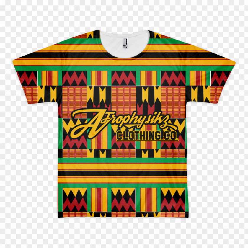 T-shirt Kente Cloth Textile Clothing Sleeve PNG