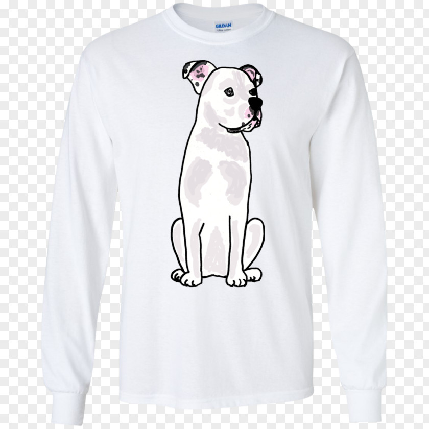 T-shirt Long-sleeved American Bulldog PNG