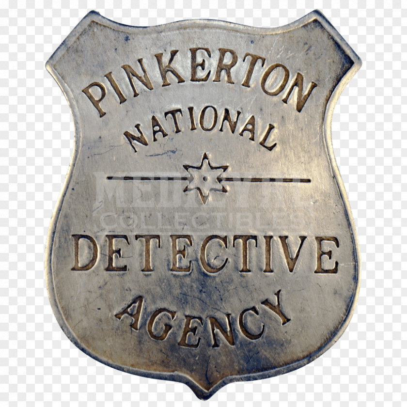 Weezer Badge Pinkerton American Frontier Detective Police PNG