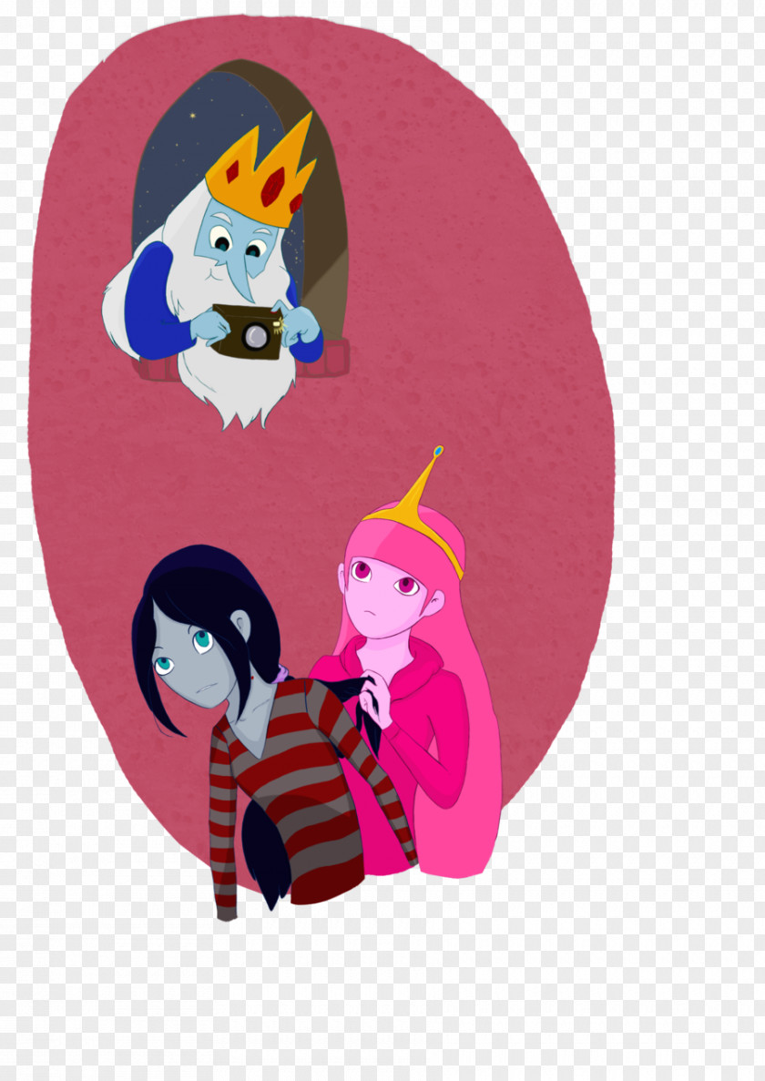 Adventure Time Marceline And Ice King Cartoon Character Pink M PNG