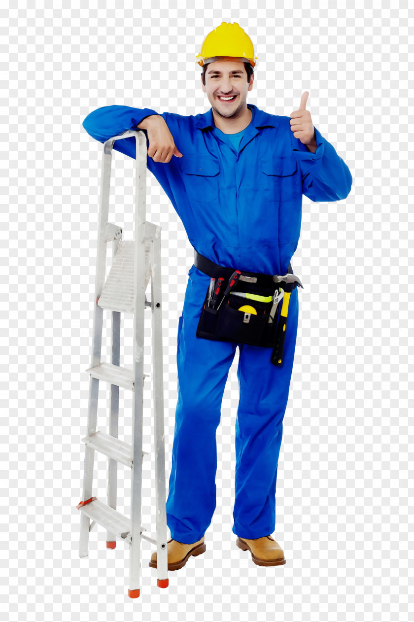 Costume Personal Protective Equipment Electric Blue Construction Worker Workwear Climbing Harness PNG