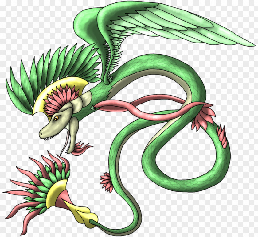 Dragon Quetzalcoatlus Serpent Aztec Mythology PNG