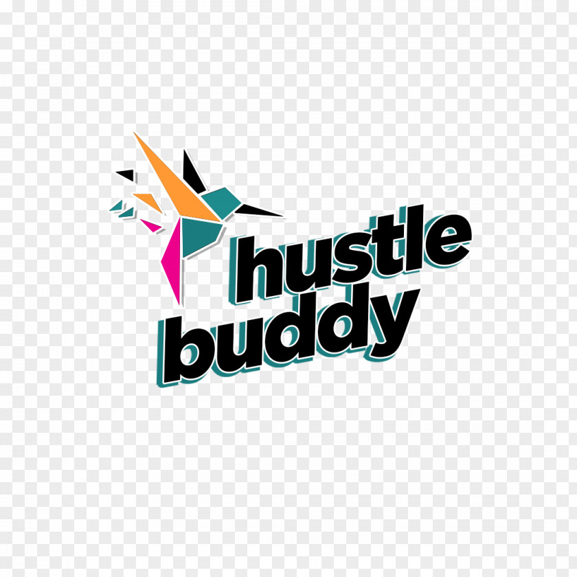 Hustle Ribbon Logo Brand Graphic Design Product PNG